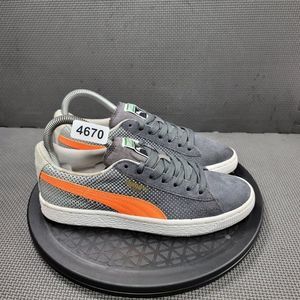 Puma Suede Shades Jr sneakers shoes grey orange